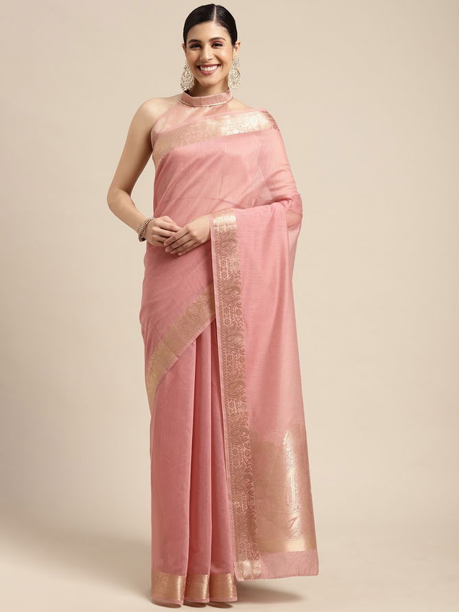 Sidnaz 6.1 New Fancy Party Wear Designer Linen Woven Saree Collection